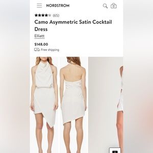 Elliatt X Revolve Camo halter neck dress